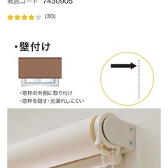 【決まりました】 遮光・消臭ロールスクリーン(DS2 IV 165X220の画像