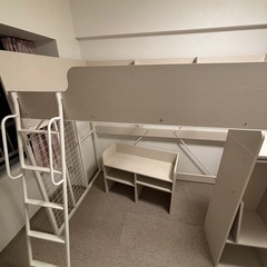 ニトリロフトベッド　解体後再掲予定です🙇‍♀️の画像