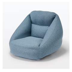 ほぼ未使用】無印良品空気でできたソファ ネイビー MUJI 1人用