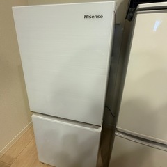 Hisense（ハイセンス）冷蔵庫中古】 スタイリッシュなホワイトデザイン