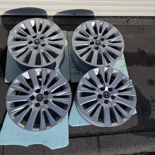 20　アルファード 純正 18インチ 7.5j +45 PCD114.3 4本セット　ヴェルファイア