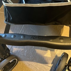 決定致しました‼️アップリカ ラクーナエアー AB型 ドットブラック ベビーカーの画像