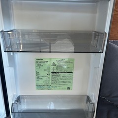 美品✨2023年製 東芝製ノンフロン冷凍冷蔵庫「GR-U15BS (K)」の画像