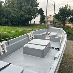 ヤマハ u-15  ボート 8月に塗装済みの画像