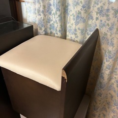 全身映る！収納豊富！姿見ドレッサーの画像