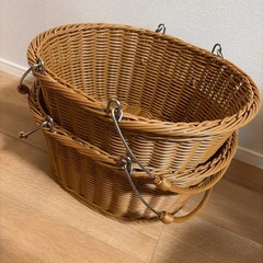 ベルメゾン　　カゴ2個の画像
