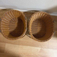 ベルメゾン　　カゴ2個の画像