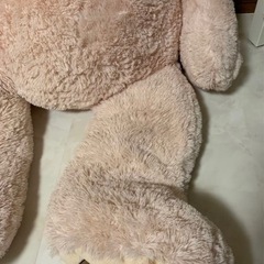コストコくまぬいぐるみ 薄ピンク 53インチの画像