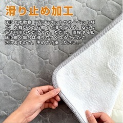 電気カーペット新品 140×80cm 55℃温度調節 タイマー付 ダニ退治 省エネの画像