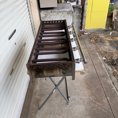 たこ焼き5列ガス台プロパンガスの画像