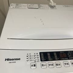 　　　Hisense 洗濯機の画像