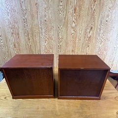 レトロ！木製小物入れ！2個セット品！！の画像
