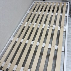 バノン すのこベッド シングル 木製 耐荷重350kg ヘッドレス 高さ4段階 厚さ15cmマットレス付き ナチュラル/ホワイト/ブラウン | ベッド シングルベッド 木製ベッド マットレスセット ポケットコイルマットレス ポケットコイル 高さ調整 組立簡単 北欧 一人暮らし 新生活の画像