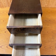 レトロ！木製小物入れ！の画像