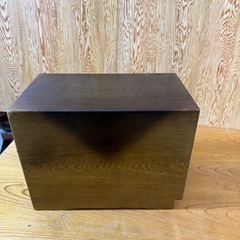 レトロ！木製小物入れ！の画像