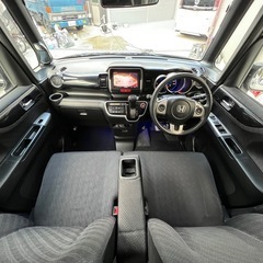 ホンダ N-BOX カスタム Gターボパッケージ 車検Ｒ9.2 内外装仕上済 純正15インチAW ナビ TV Bカメラ ETC の画像