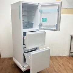 Haier/ハイアール JR-CVM29E3(W) 冷蔵庫 286L 幅54cm 3ドア 右開きタイプ 2023年 ホワイトの画像