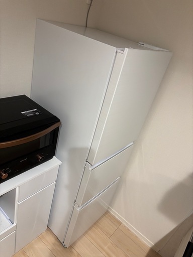 Haier/ハイアール JR-CVM29E3(W) 冷蔵庫 286L 幅54cm 3ドア 右開きタイプ 2023年 ホワイト