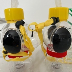 スヌーピーキラキラボトル★パイナップルキラキラボトル★クマ蓋付きボトルジュースの画像