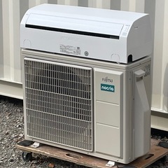 高年式！美品！取付け可 ! !◇富士通 エアコン 10畳用 2025年 ノクリア 省エネ100V AS-V284R 高圧洗浄済み！保証付き ! !の画像