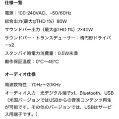 JBL BAR 2.0 ALL-IN-ONE すぴスピーカーの画像