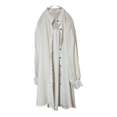 la-gemme ラジエム ロングシャツ ブラウス ホワイト 白 フリーサイズの画像