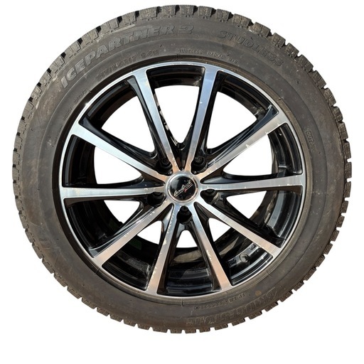 215/55R17 スタッドレスタイヤ4本セット　ホイール付　ブリヂストン　1シーズンのみ使用