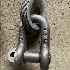 吊りワイヤー、シャックル、リング セットの画像