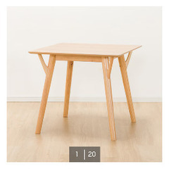 ダイニングテーブル　80×80  ニトリの画像