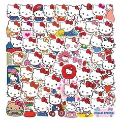 キティ　ステッカー　100枚の画像