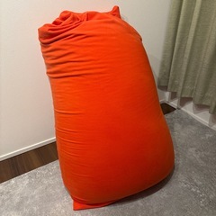 ヨギボー　オレンジ　2人がけサイズの画像