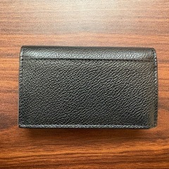 【美品】PRADA 名刺入れ ブラック×グレー 正規品 箱付きの画像
