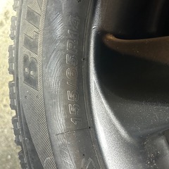 スノータイヤ　　　ブリザック　155/65R14  VRXの画像