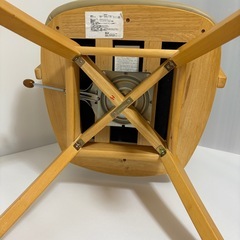 ロック機能付回転チェア カチャットチェア90 介護用品 オフィスラボの画像