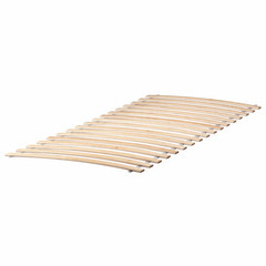 IKEA ダブルベッド　フレイム＋すのこ＋マットレスの画像