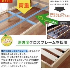 シングル　ベッドフレーム　すのこの画像