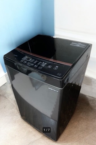 ❣️上品な一品❣️?アイリスオーヤマ?❄️洗濯機 6kg❄️✨新生活 一人暮らし✨♠️ブラック ガラストップ♠️ ❤️美品❤️ 