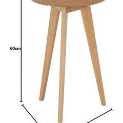 【12/3無料お譲り】中古⭐︎直径40cm⭐︎サイドテーブルの画像