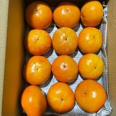 和歌山県　九度山産　甘柿　富有柿　ミックスサイズ　28個　5.2kg おまとめ　一箱　セットの画像