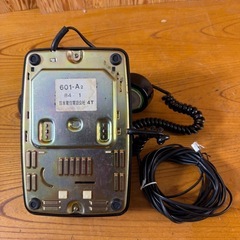 レトロ！懐かしの黒電話！ジャンク品扱い！の画像