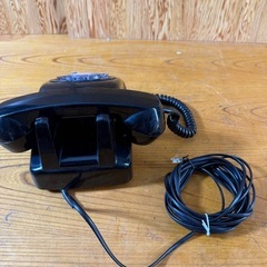 レトロ！懐かしの黒電話！ジャンク品扱い！の画像