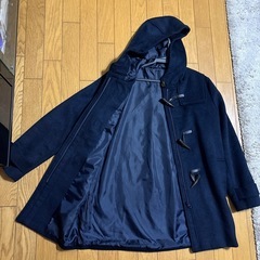 Freude ダッフルコート ネイビー フード付き の画像