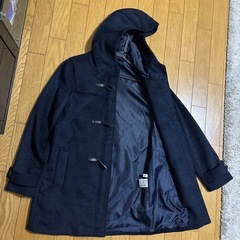 Freude ダッフルコート ネイビー フード付き の画像