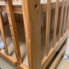 KATOJI カトージ ベビーベッド ハイシートの画像