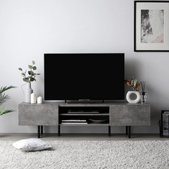 テレビ台　ストーングレーの画像