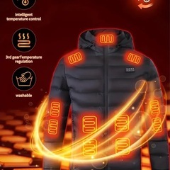 新品★電熱ジャケット メンズ ヒータージャケット 24エリア発熱 加熱ジャケットの画像