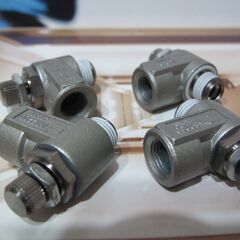 🔶未使用🔶ＳＭＣスピコン🔶スピードコントローラー　メータアウト　ＰＴ１／８　４個セットの画像