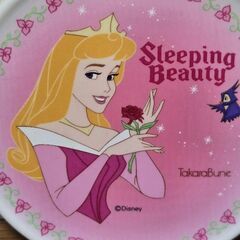タカラブネ 眠れる森の美女 陶器 コースター ディズニー オーロラ姫 小鳥 昭和の画像