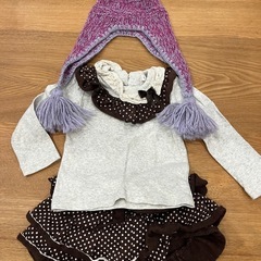 ☃️1-2歳用女の子冬服セットの画像