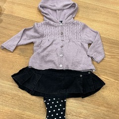 ☃️1-2歳用女の子冬服セットの画像